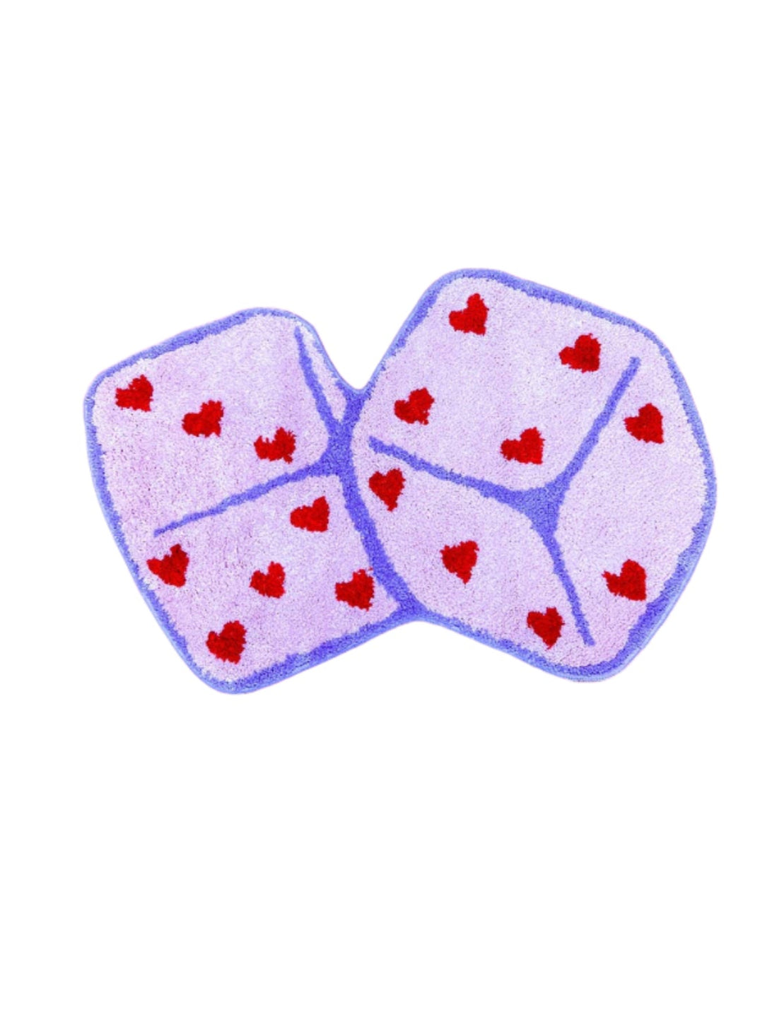 Heart Dice Rug